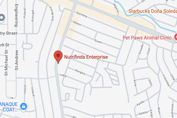 Nutrifinds Google Map